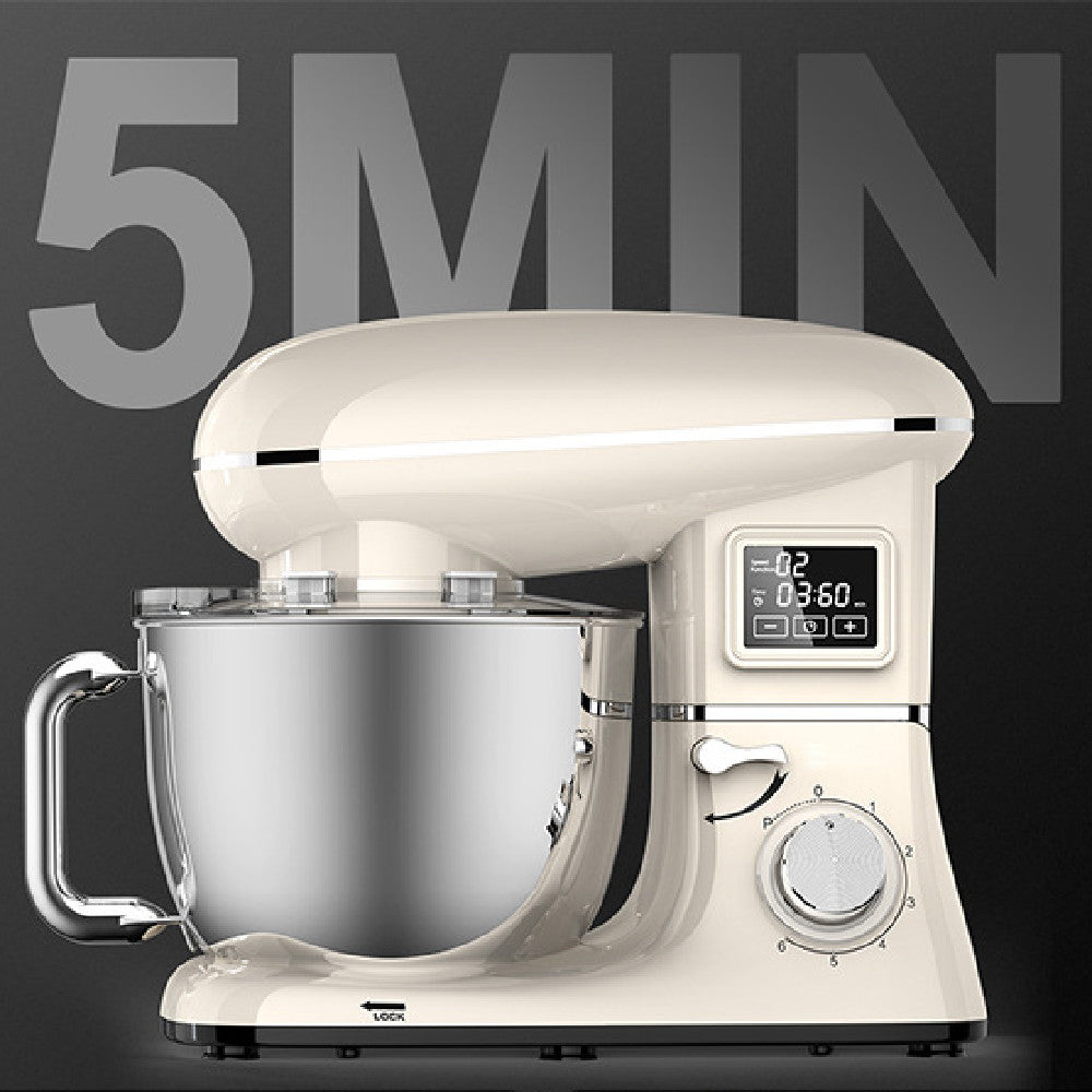 PEPTAM Electric Flour Mixer – Household Kitchen Dough Mixer for Baking