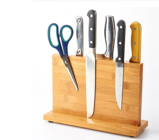 PEPTAM Magnetic Kitchen Knife Holder – Wall Mounted Knife Rack for Kitchen