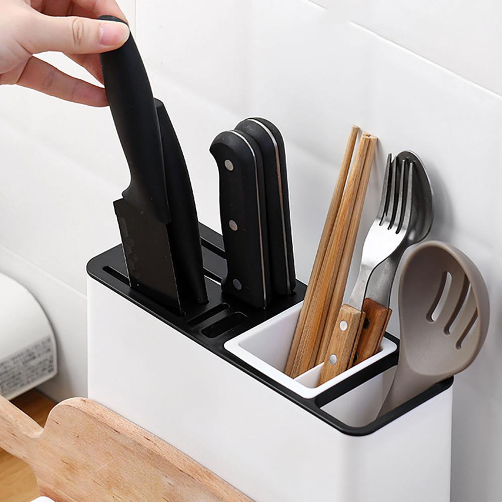 PEPTAM Kitchen Knife & Tableware Storage Holder Rack – Space Saving Cabinet Organizer for Utensils