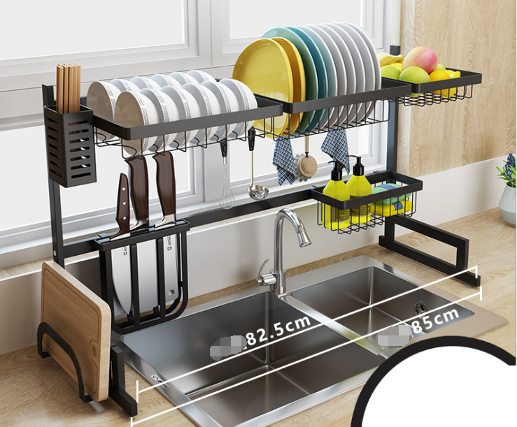 PEPTAM  Multi-Tier Stainless Steel Kitchen Storage Shelf